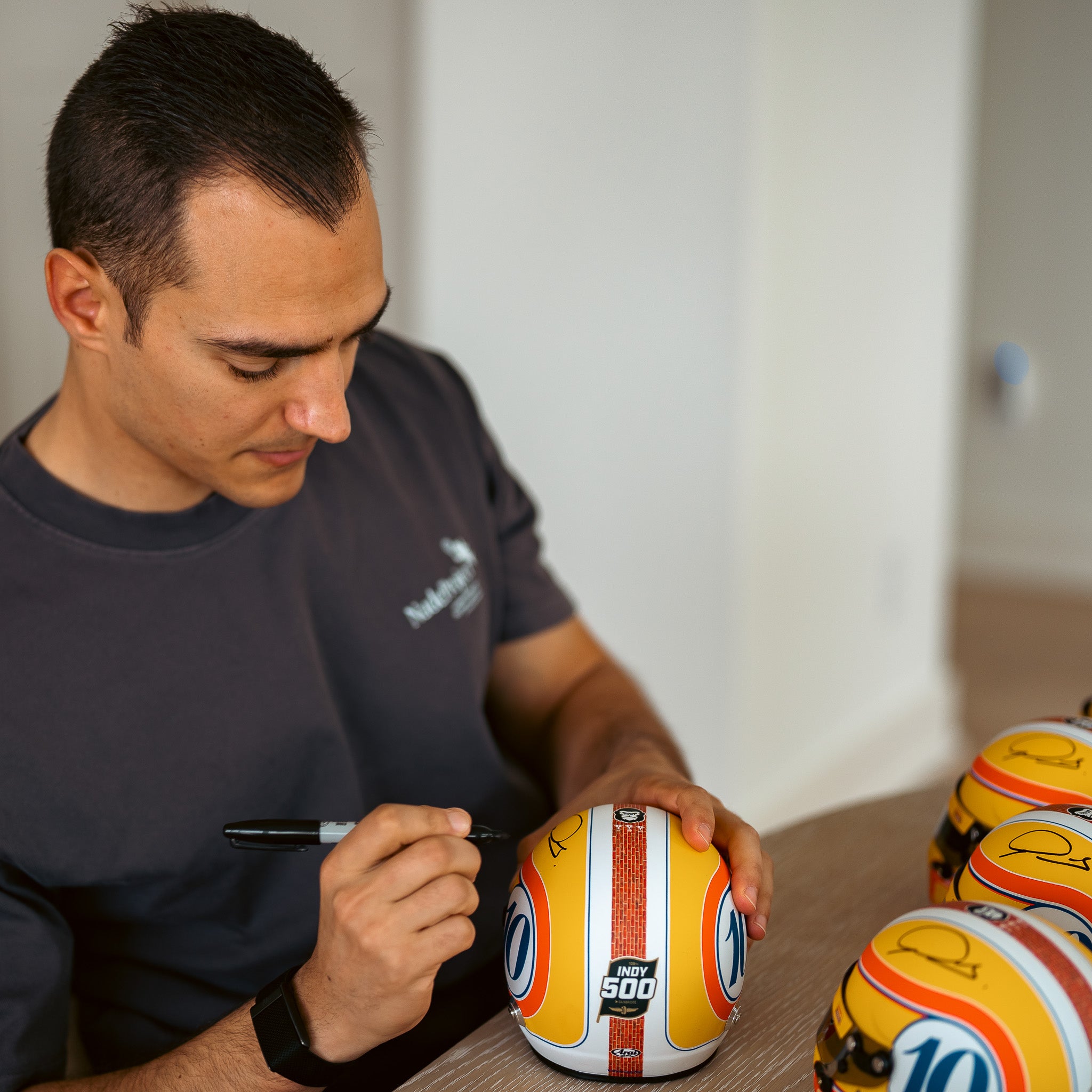 *Autographed* 1:2 Scale 2025 Indy 500 Edition Mini Helmet