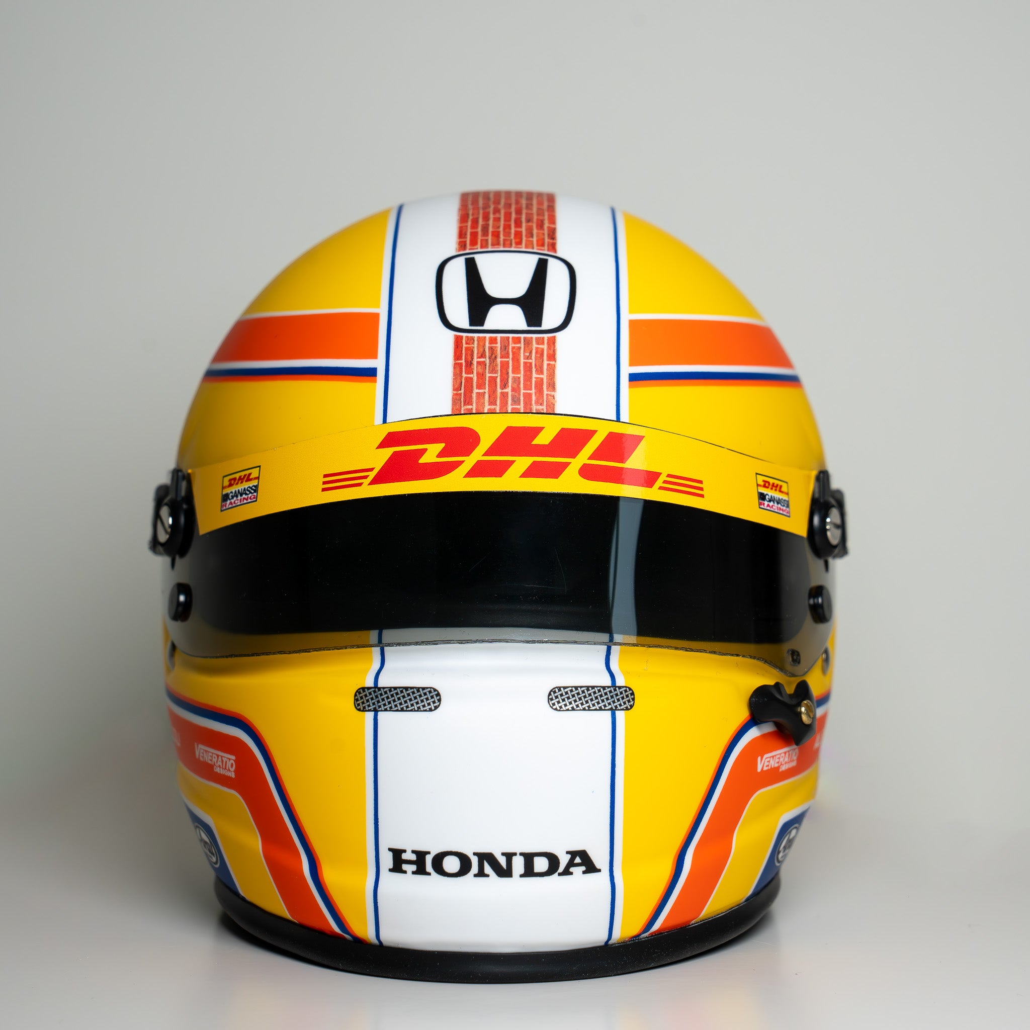Autographed* 1:2 Scale 2025 Indy 500 Edition Mini Helmet – Alex Palou