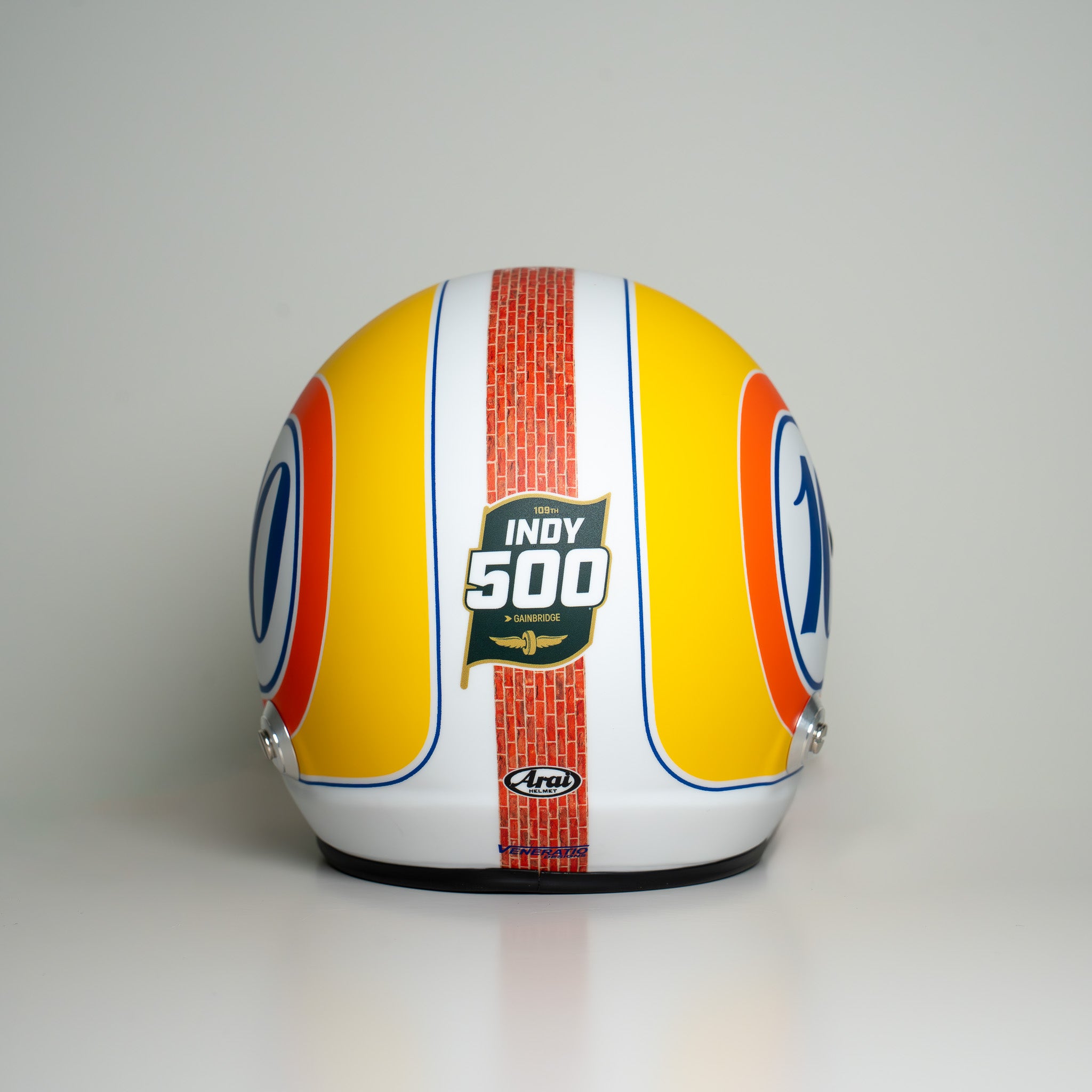 Autographed* 1:2 Scale 2025 Indy 500 Edition Mini Helmet – Alex Palou
