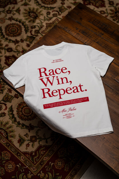 Race, Win, Repeat Tee