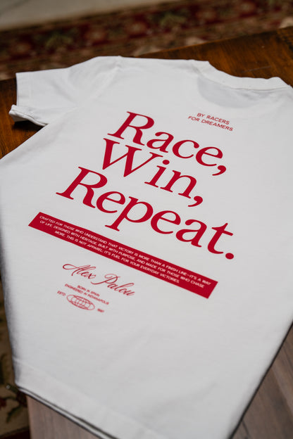 Race, Win, Repeat Tee