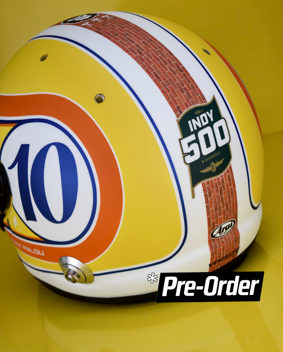 *Autographed* 1:2 Scale 2025 Indy 500 Edition Mini Helmet PRE-ORDER